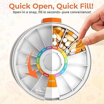 衛生日用品 what we want WWW_PILLCASE pillcase Amazon.com: 2 Pack 3 Compartment Small Pill Box, Moisture